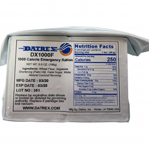 Datrex Aviation Ration 1,000 Kcal, 76 Packs