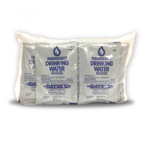 Datrex Emergency Overwrap Water 12 Liters, 96 Bags Per Case, 125 Ml Per Bag