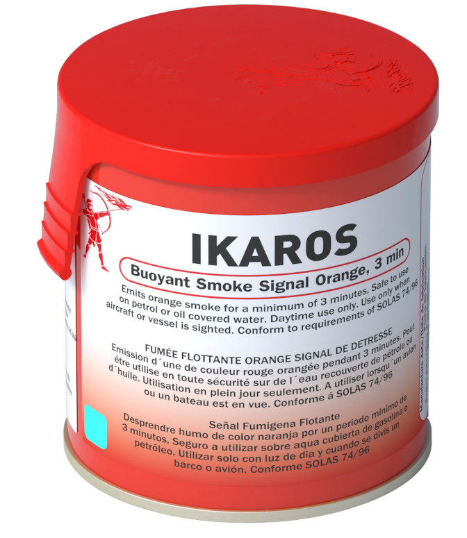 IKAROS 3 MIN BUOYANT SMOKE, USCG/SOLAS/MED